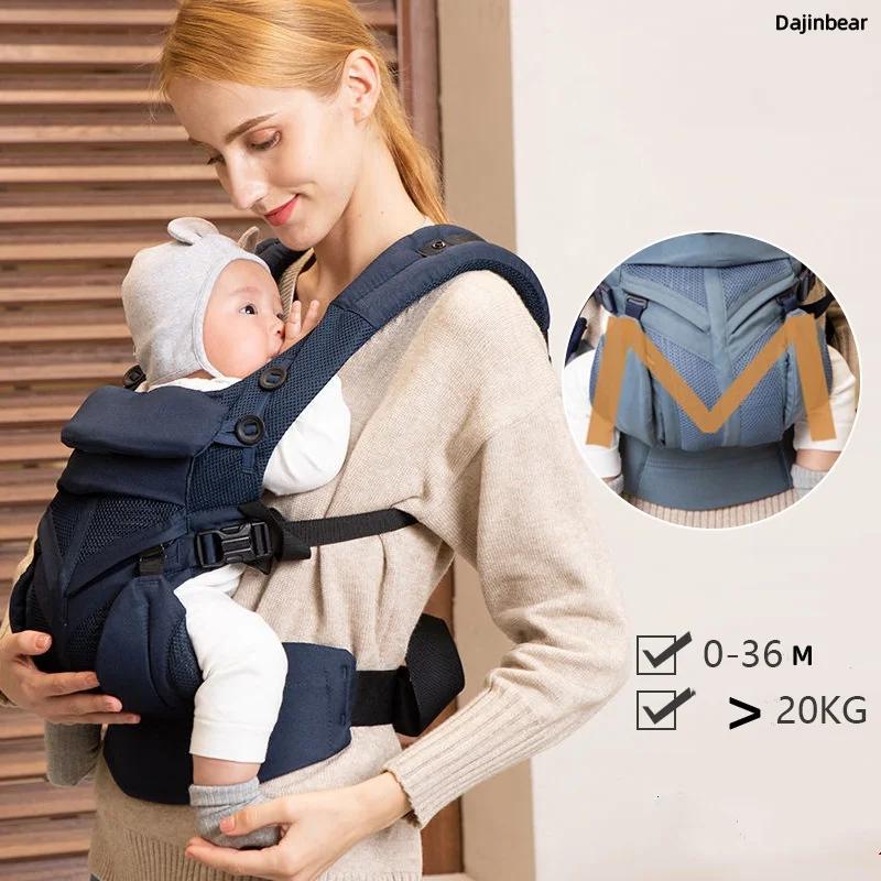 Egobaby-Sac à dos ergonomique respirant en coton Omni Baby Electrolux, support initié, ceinture à la