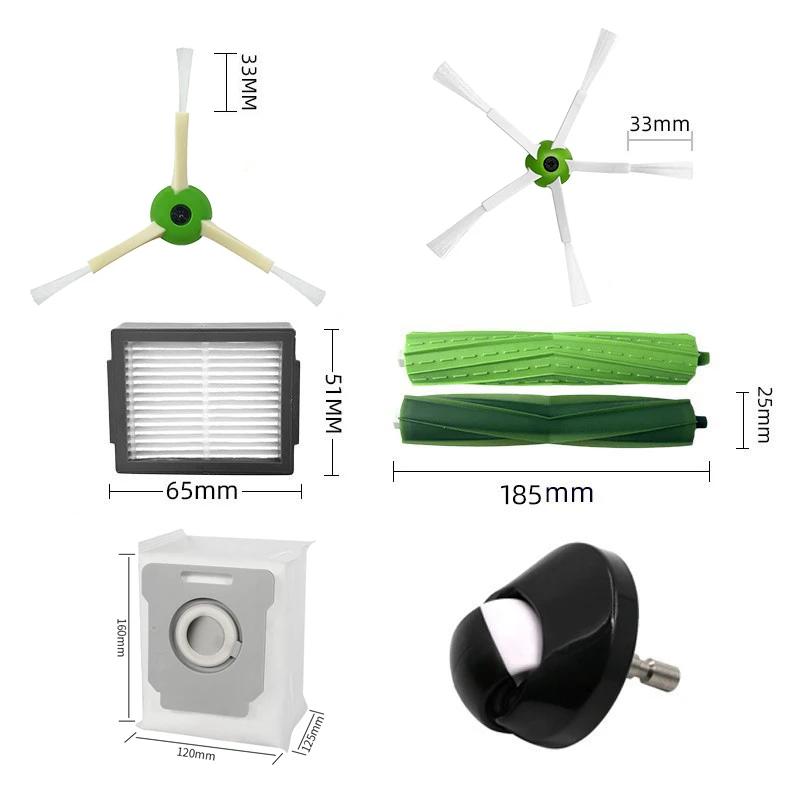 Filtre Hepa pour brosse latérale principale, pour aspirateur iRobot Roomba i3 i4 i6 i7 i8 E5 E6 E7 j