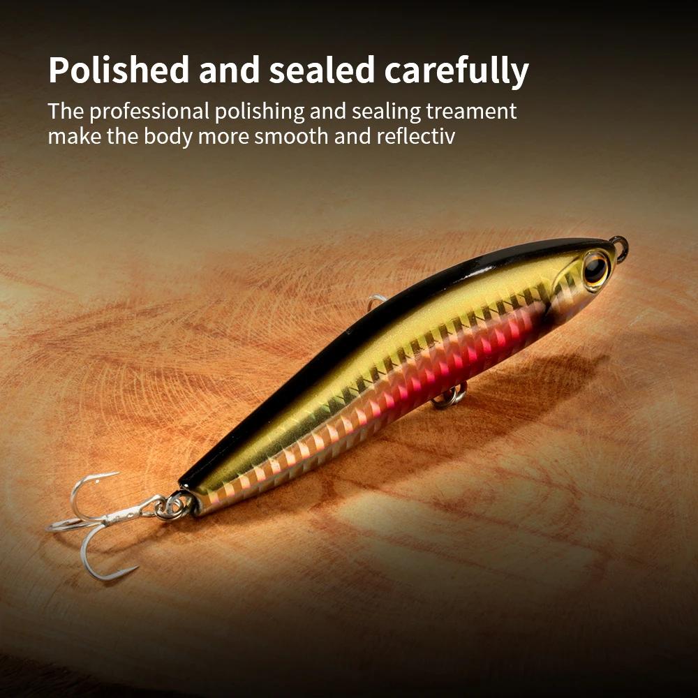 Crayon coulant 12g 24g leurre de pêche système de poids appât en Silicone triple crochet Swimbait Wo