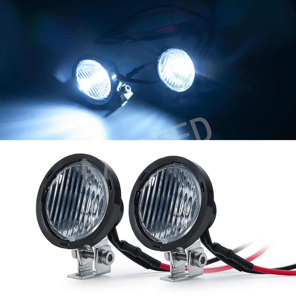 AXSPEED 1 Paire de Phares LED pour Voiture RC, Projecteurs pour TRX4 TRX6 Axial SCX10 Wraith 1/10 Pi