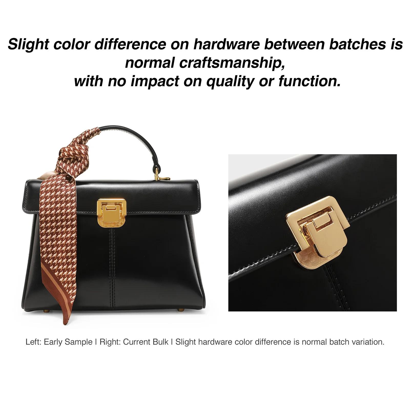 Sac à main en cuir véritable ITAMOOD avec foulard | Sac à bandoulière de luxe tendance de créateur