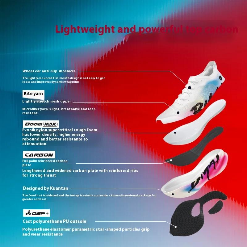 Chaussures de course BMAI 3.0Turbo 42KM pour hommes - Amorti marathon respirant baskets luxe