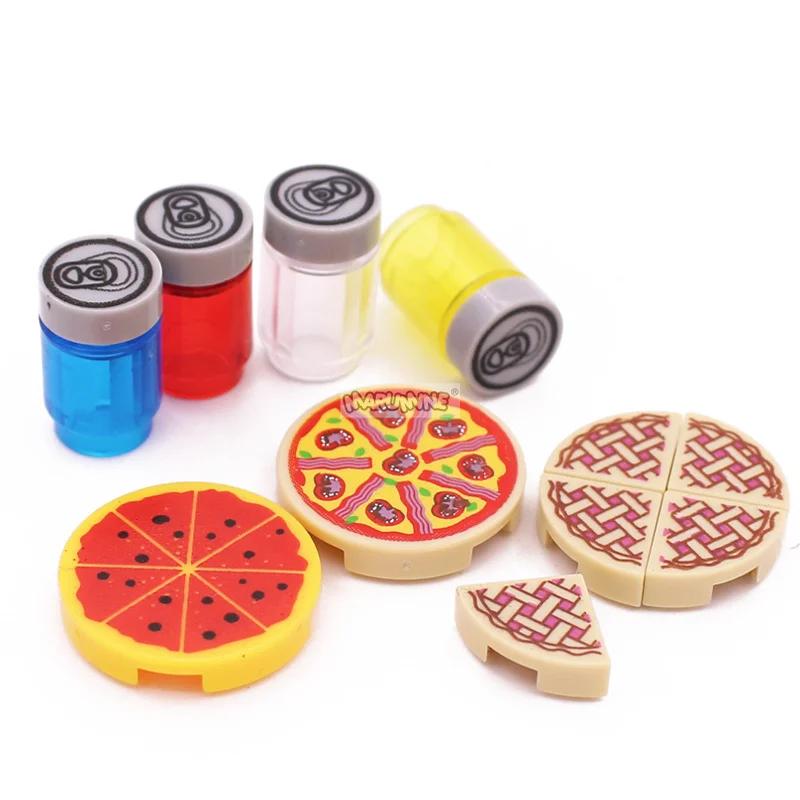 Marumine – Mini blocs de construction alimentaires, accessoires de cuisine, Hamburger, Pizza, frites