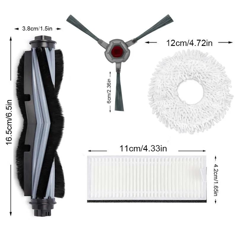 Pour Yeedi Station de vadrouille Robot autonettoyant brosse latérale brosse principale filtre boîte