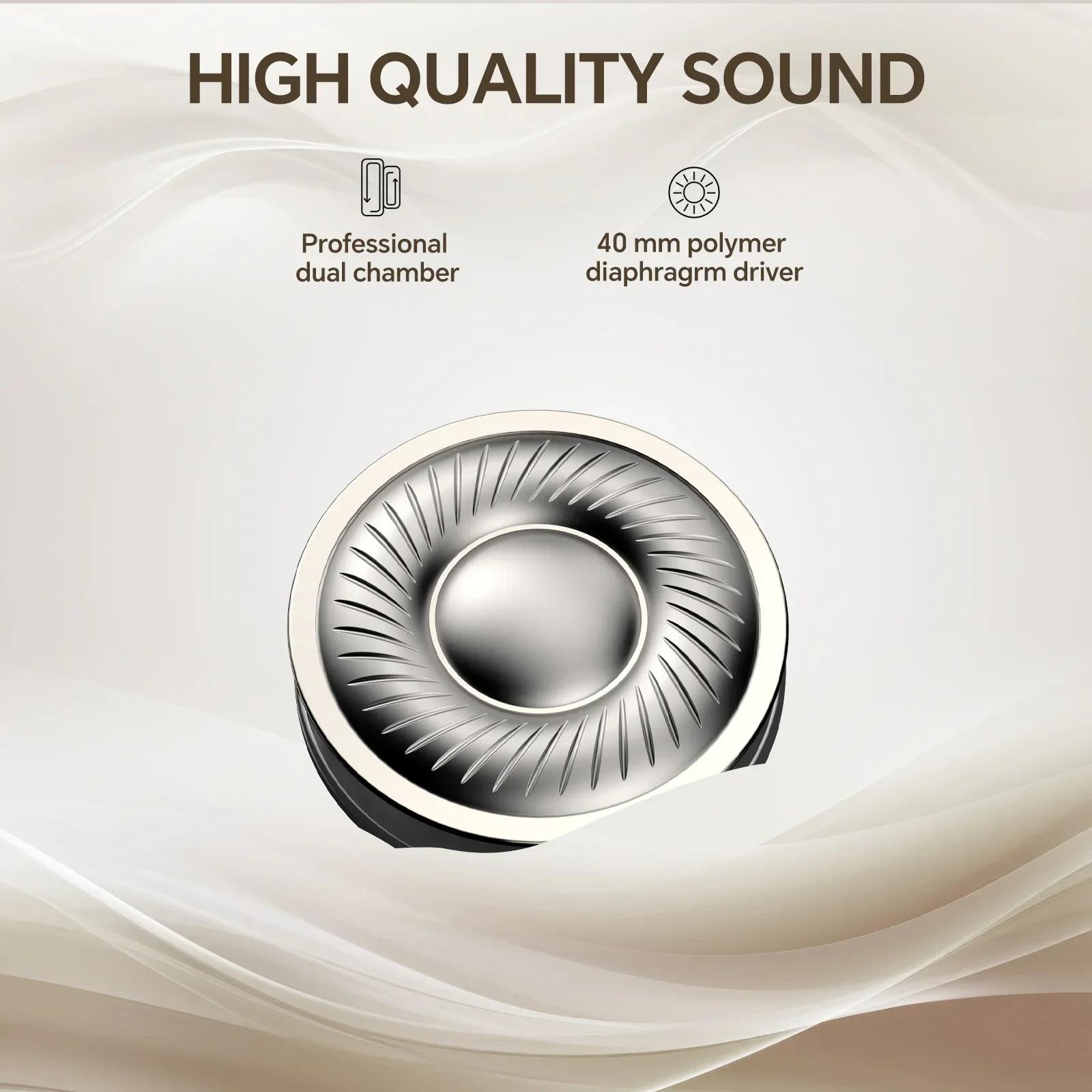 Oneodio A10 ANC casque sans fil Bluetooth haute résolution Audio sur l'oreille casque 35dB hybride c