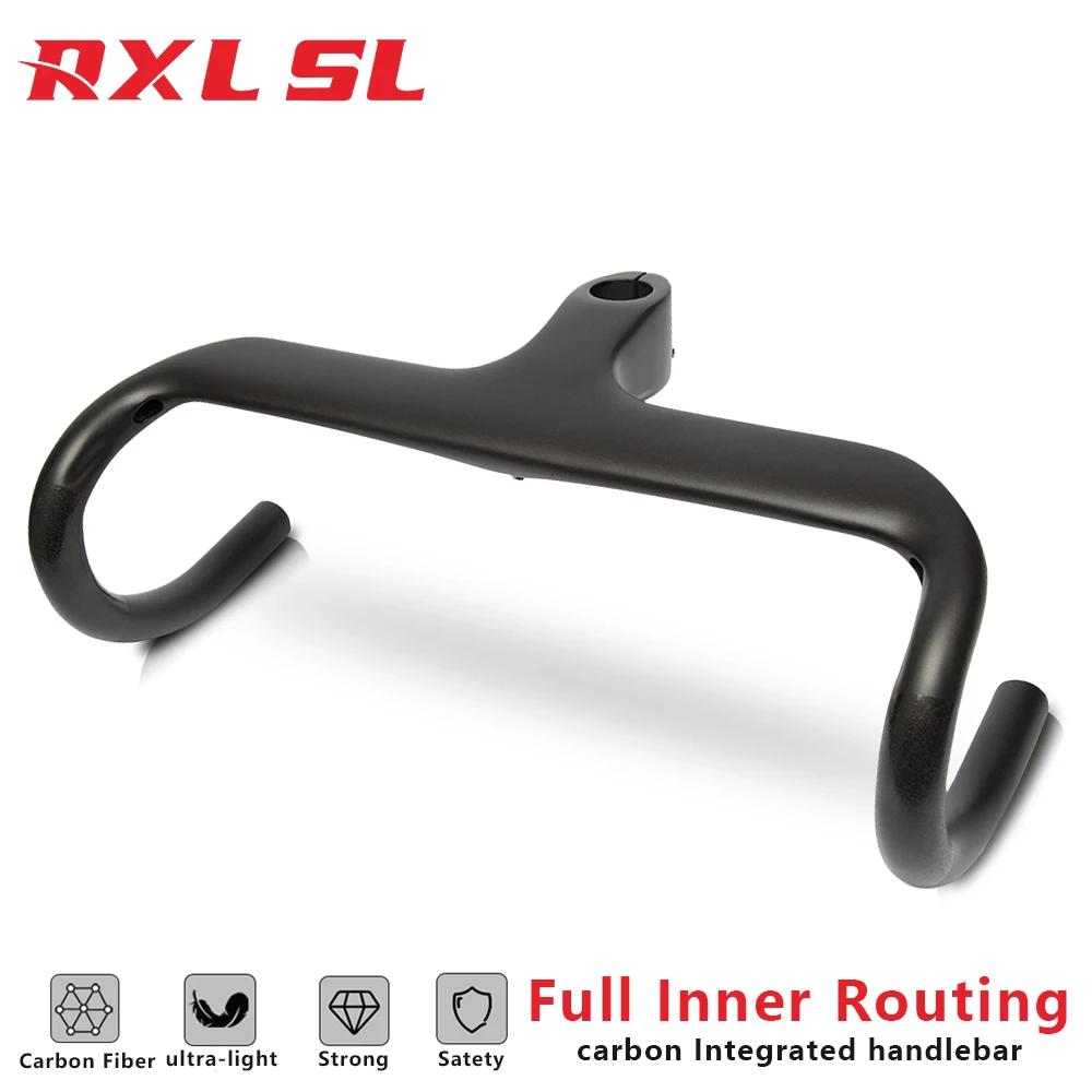 Guidon de vélo en carbone RXL SL 1-1/8 "barre de chute de route intégrée 400/420/440mm guidon de vél