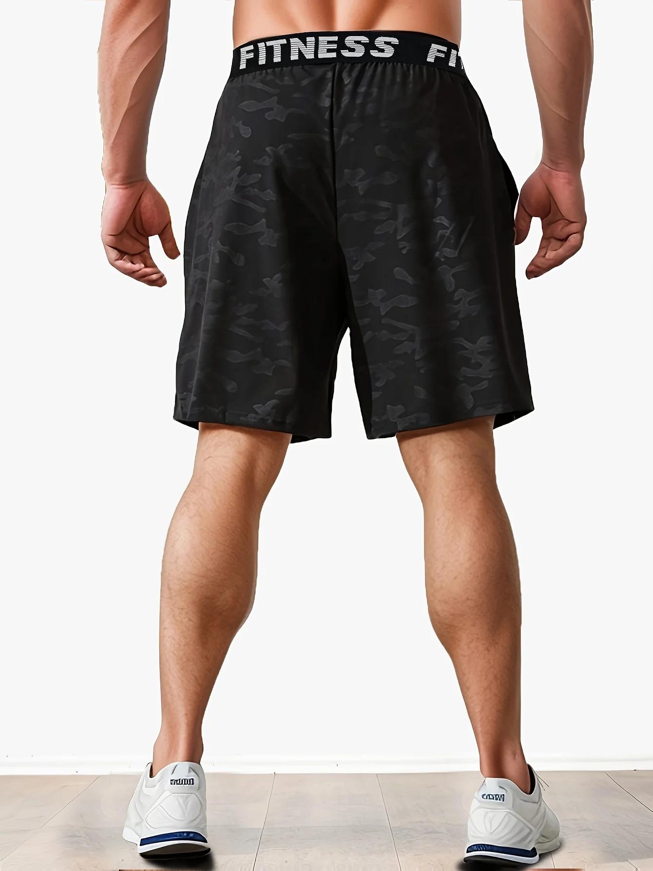 Short de sport pour hommes, short d'entraînement à séchage rapide