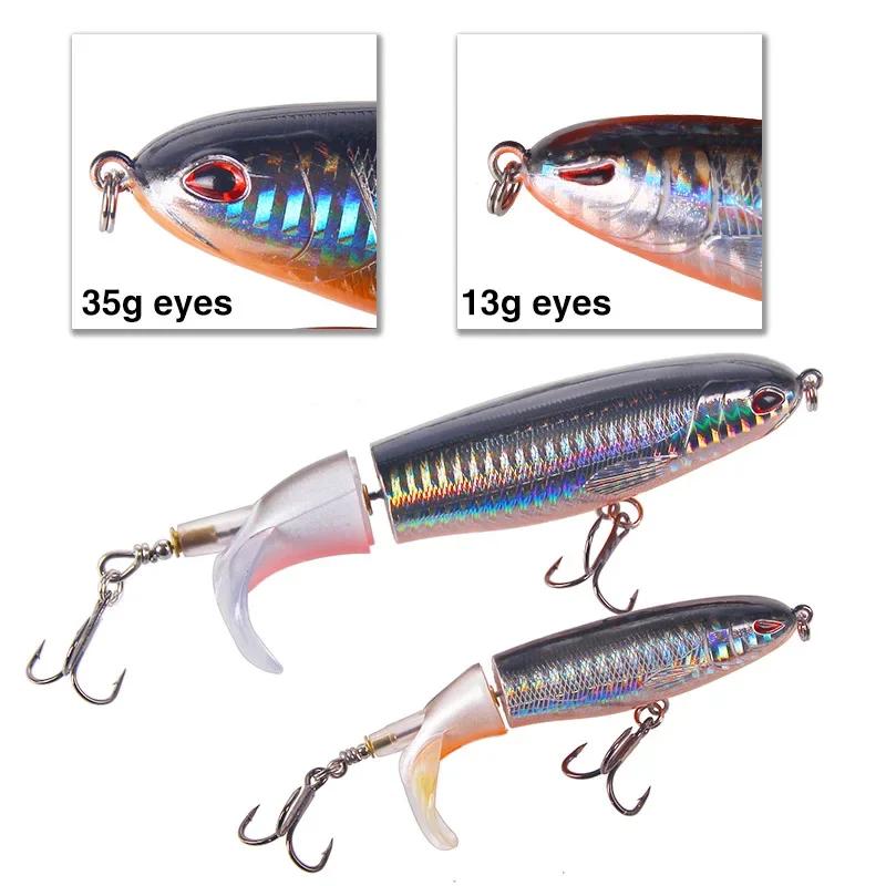 1 pièces leurre de pêche Plopper 13g/15g/35g leurres de poisson-chat pour matériel de pêche flottant