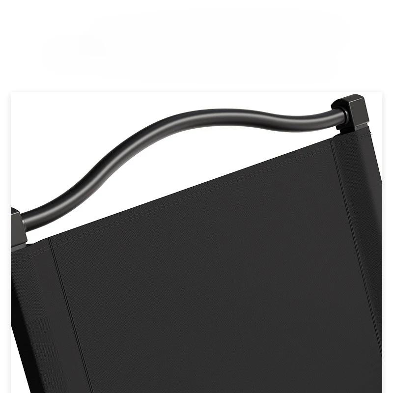 Chaise pliante portable pour l'extérieur, dossier simple, pêche, camping, loisirs, plage