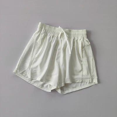 Short Yoga Femme Taille Haute 2 en 1 - Fitness Entraînement Séchage Rapide