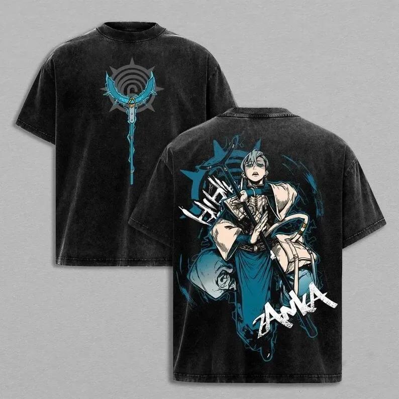 Gachiakuta Vintage Anime Chemise Lavée Anime Amant T-Shirt Cadeau Graphique Impression T-Shirt Grand