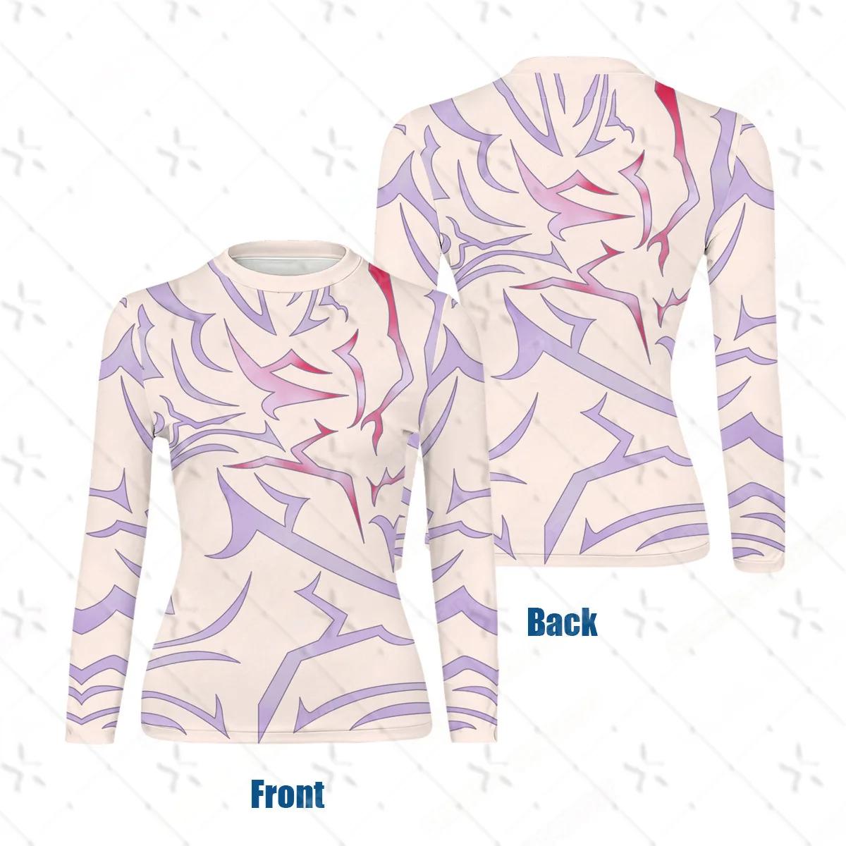 Corée POP filles tatouage imprimé pyjamas Cosplay tatouage haut Costume enfants haut de sport diable