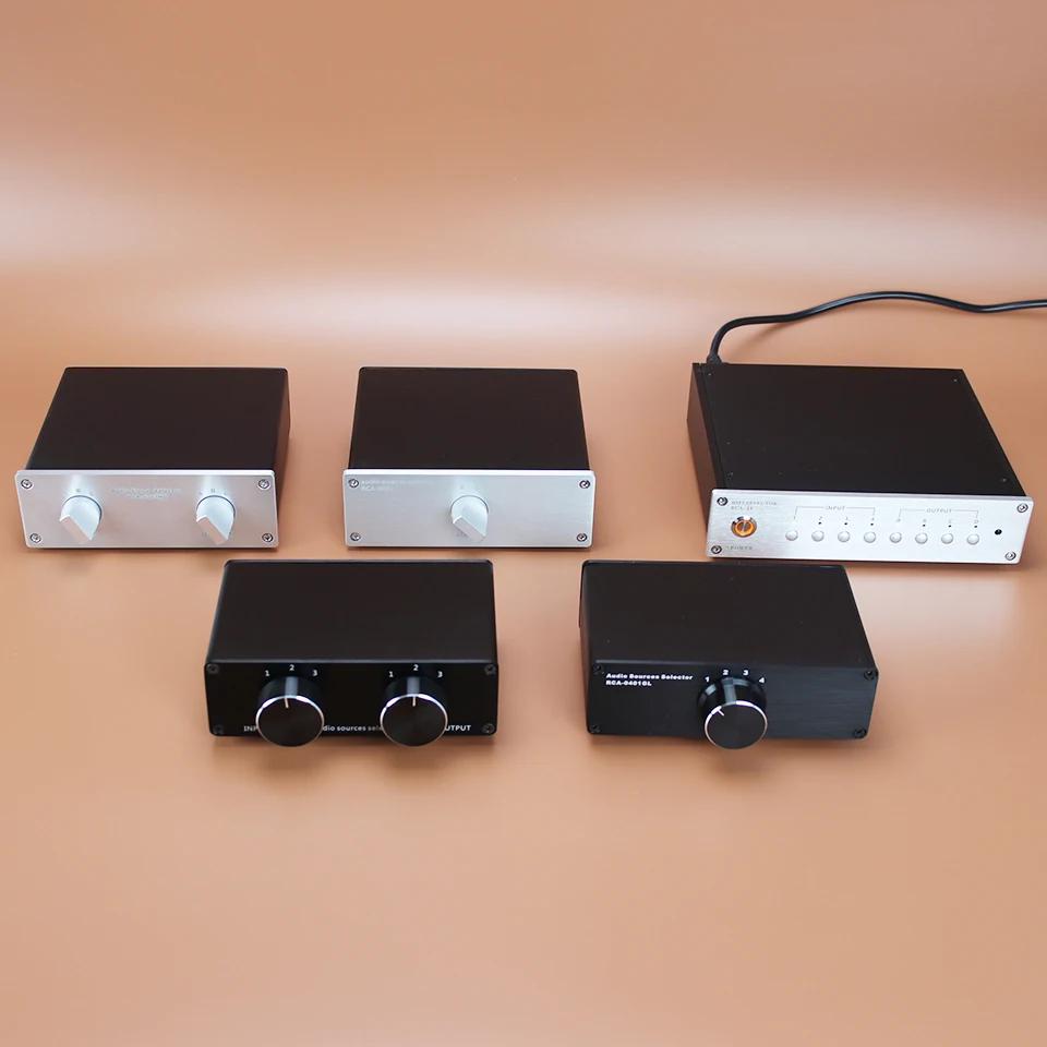 Commutateur de signal audio double canal HIFI, répartiteur audio haut de gamme RCA, amplificateur de