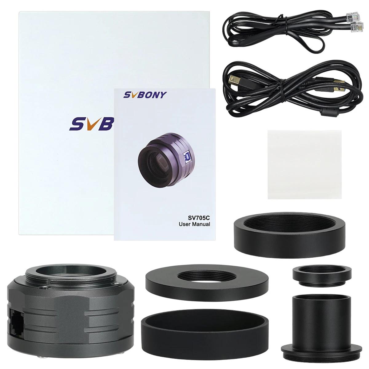Caméra planétaire couleur SVBONY SV705C/ IMX585/ EAA/ USB3.0 Imagerie solaire lunaire 8,3 MP Pas de