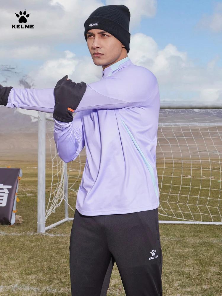 Kelme-Sweat-shirt à manches longues pour homme, sweat-shirt de sport, sweat à capuche d'entraînement