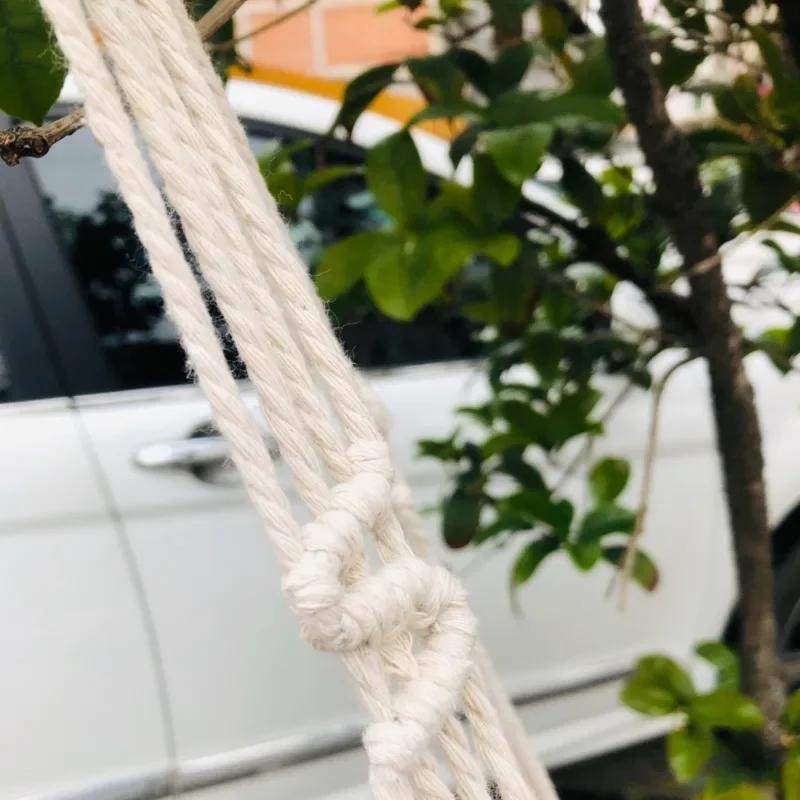 Mir suspendu tissé blanc pour bébé de 0 à 6 mois, berceau, balançoire, lit, nouveau-né