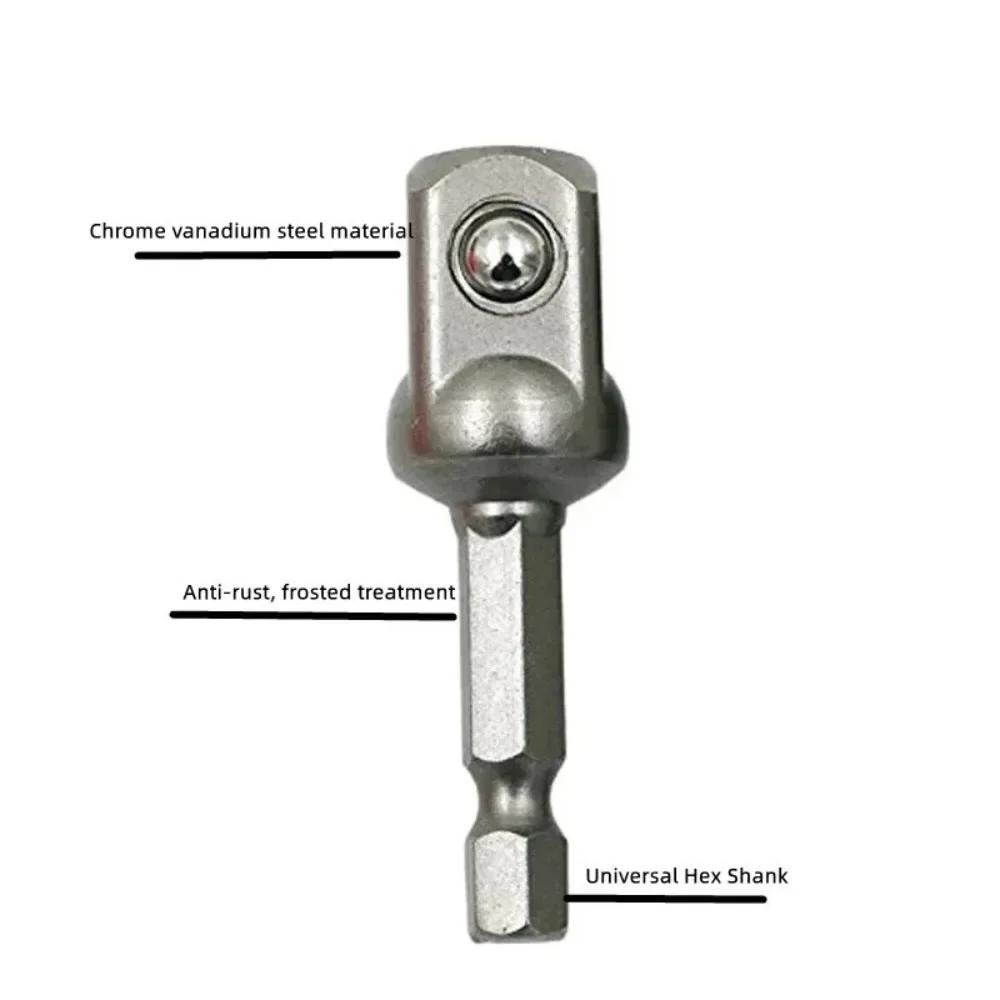 Adaptateur de douille en acier au Chrome Vanadium, tige Seth EX à 1/4 "3/8" 1/2 ", forets d'extensio