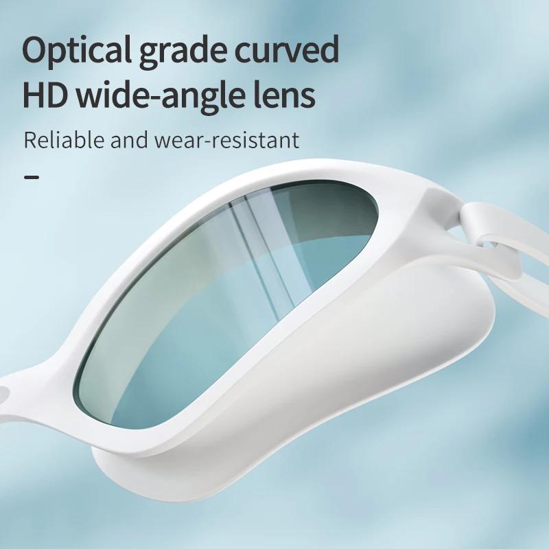 Copozz – lunettes de natation en Silicone, étanches, Anti-brouillard, miroir, réglables, équipement