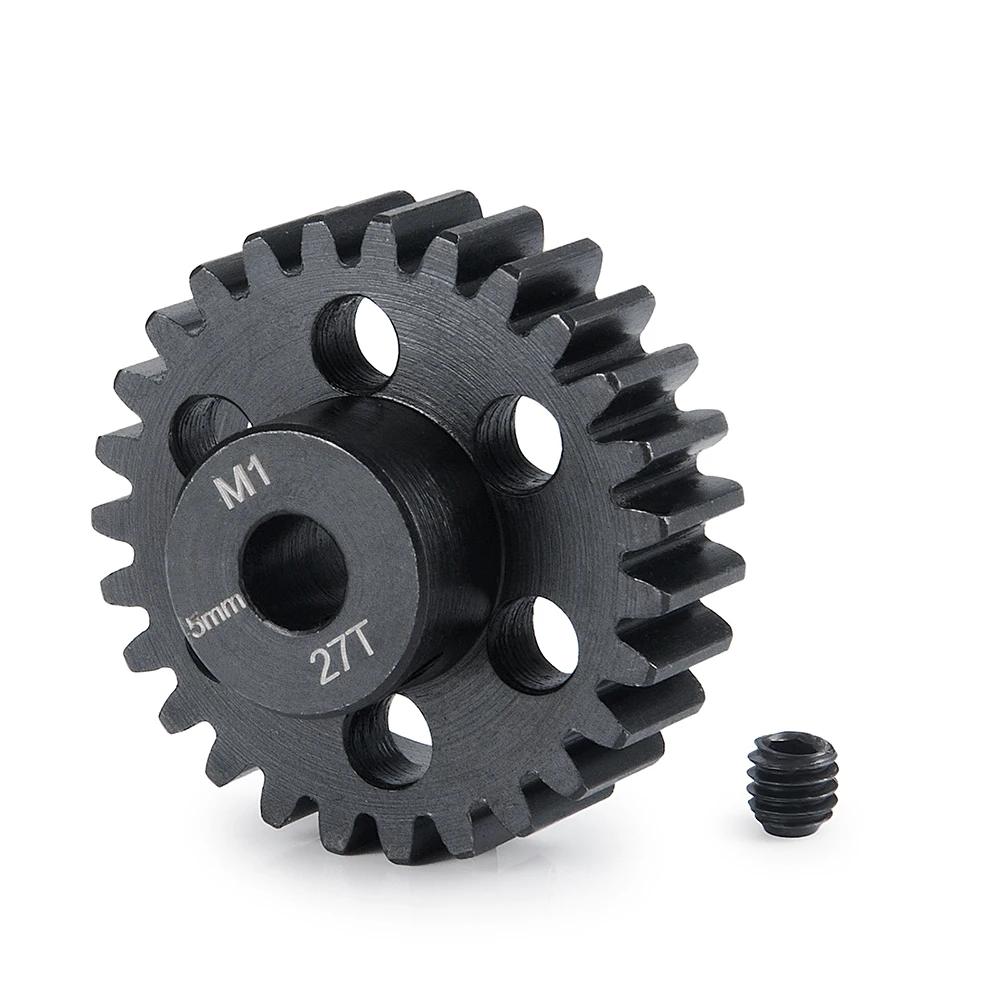 TRINOOD-Engrenage de moteur à pignon métallique en acier Dallas, 5mm, 11T, 12T, 13T, 14T, 27T, 28T,