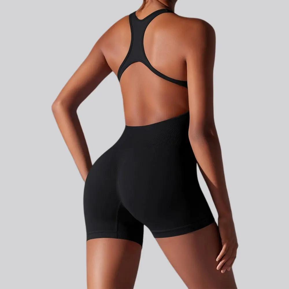 Combinaison de Fitness Sexy pour femmes, combishort de sport sans couture, course à pied, entraîneme