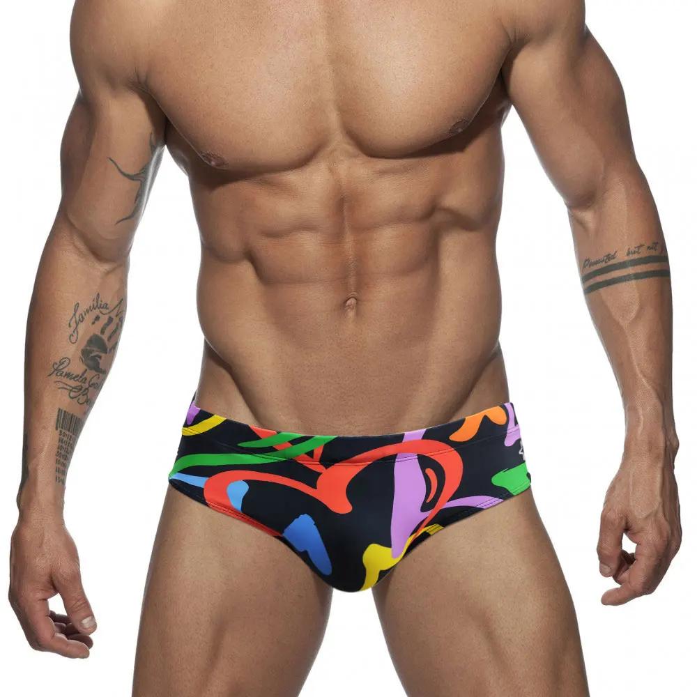 Slip de bain pour hommes Sexy natation court Sport nautique pantalons de plage maillot de bain bande