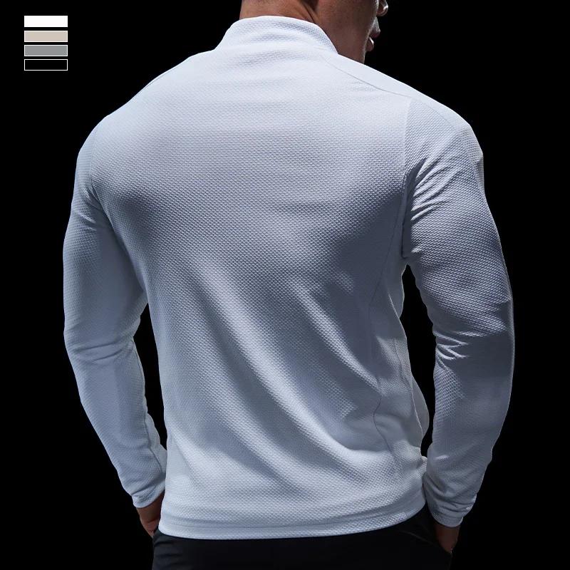 Veste sport manches longues homme - Élastique, fitness, course, musculation, cyclisme, plein air