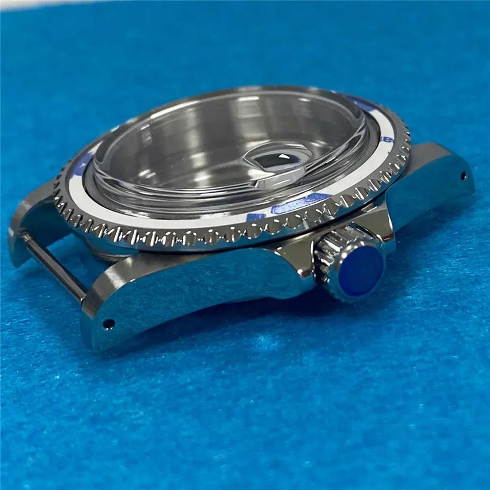 Boîtier de Montre Rétro pour Homme, Étanche, en Acier Inoxydable, Miroir Acrylique, pour NH34 NH35 N