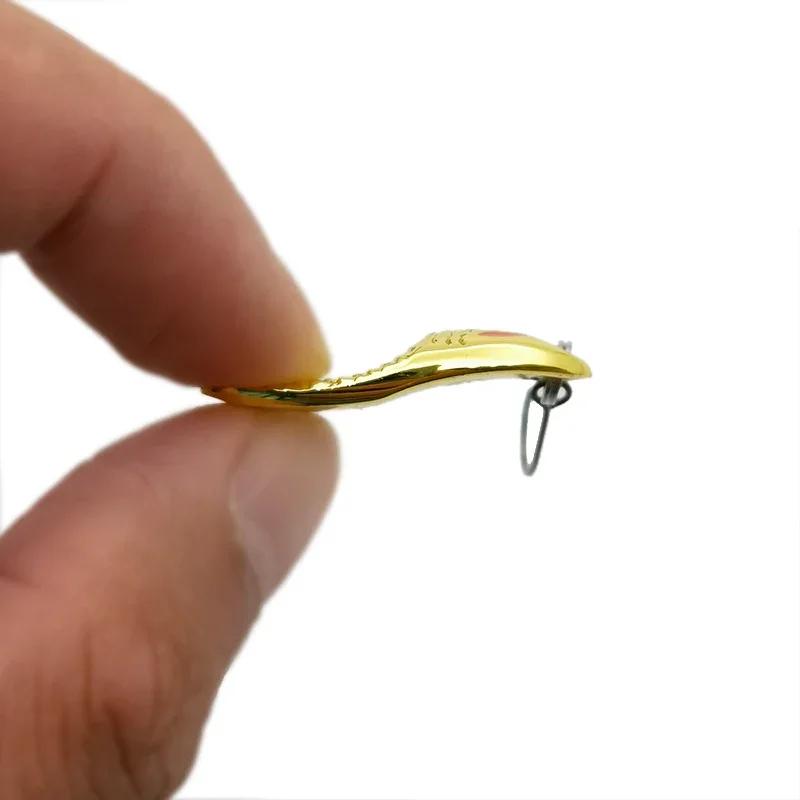 Nouveau Mini leurre de pêche 1g2g3.5g cuillère leurres métalliques Spinnerbait vairon petit poisson