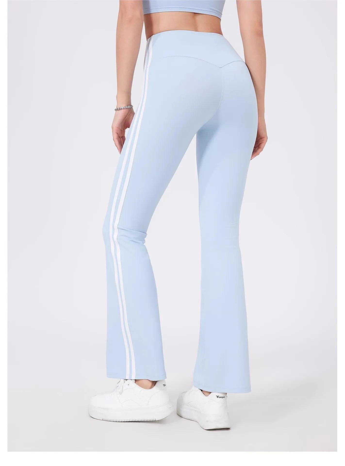 Pantalons de yoga taille haute pour femmes Leggings de sport évasés Leggings évasés d'entraînement t