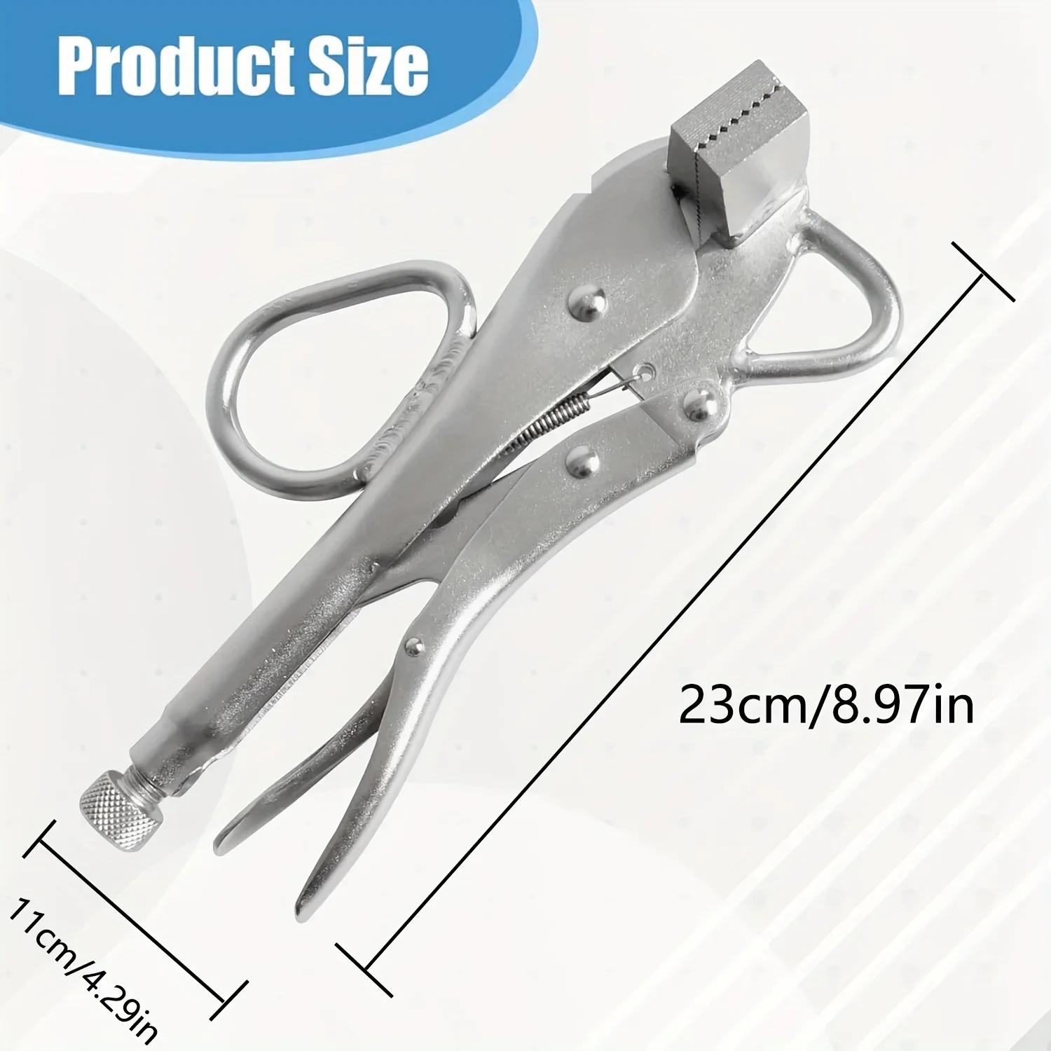 Pince de serrage pour tôles MacWorkTools, extra large, type bec de canard, pour carrosserie automobi