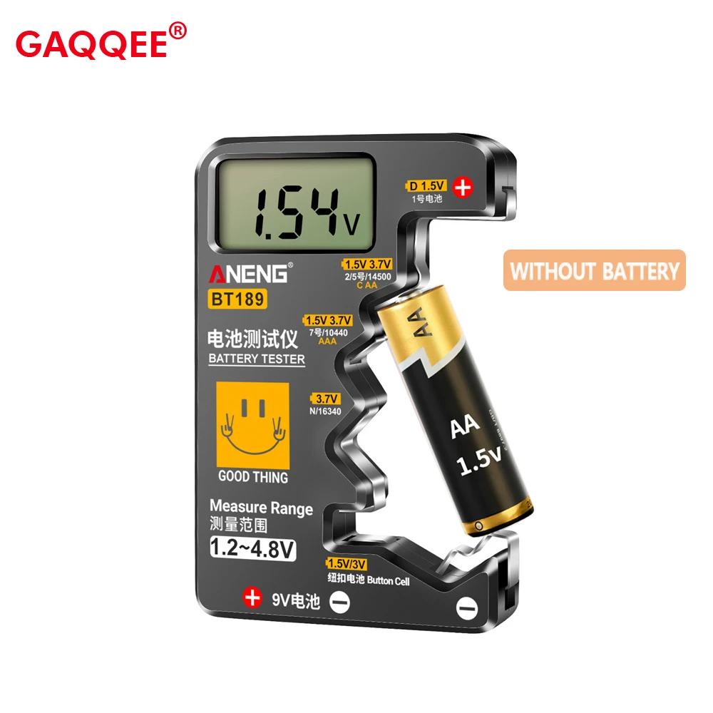 Testeur de batterie Ultra-petit 9V AA AAA, pile bouton universelle, affichage numérique LCD domestiq