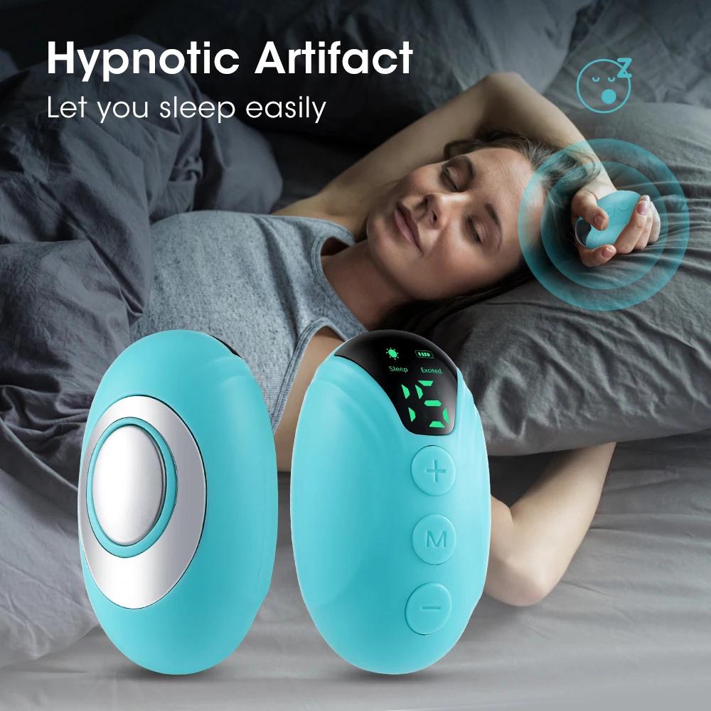 Aide au sommeil Soulagement de l'insomnie Microcourant Hypnose portable CES Stress mental Anxiété Dé