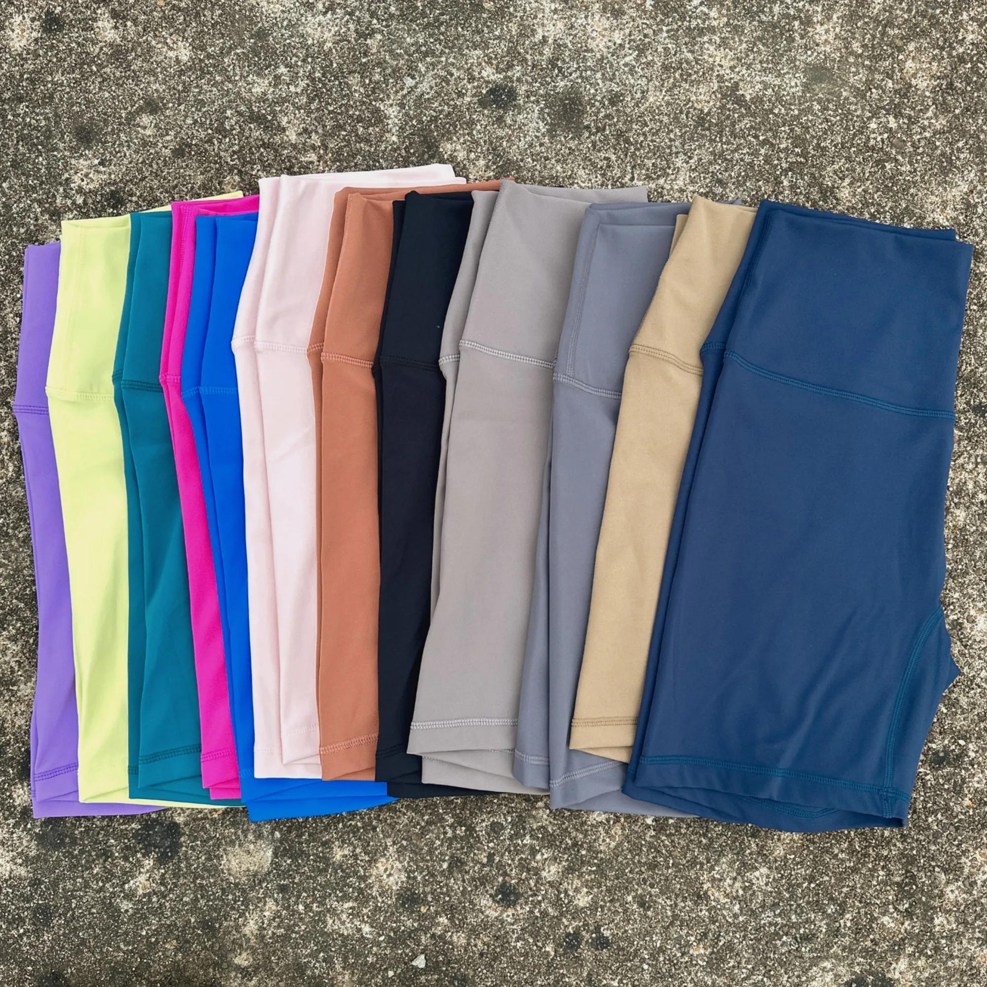 Leggings courts de Sport pour femmes, couleur unie, Yoga, soutien de Compression, sueur-vagin, entra