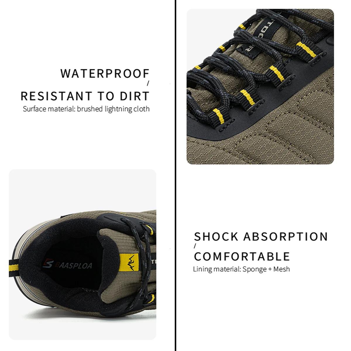 Chaussures randonnée homme Baasploa : qualité supérieure pour trekking, escalade imperméable