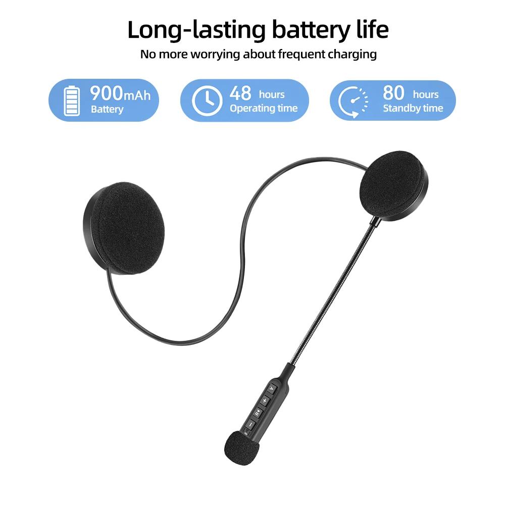 BT30S casque de moto casque Bluetooth 5.3 sans fil écouteur mains libres Kit d'appel stéréo pour cav
