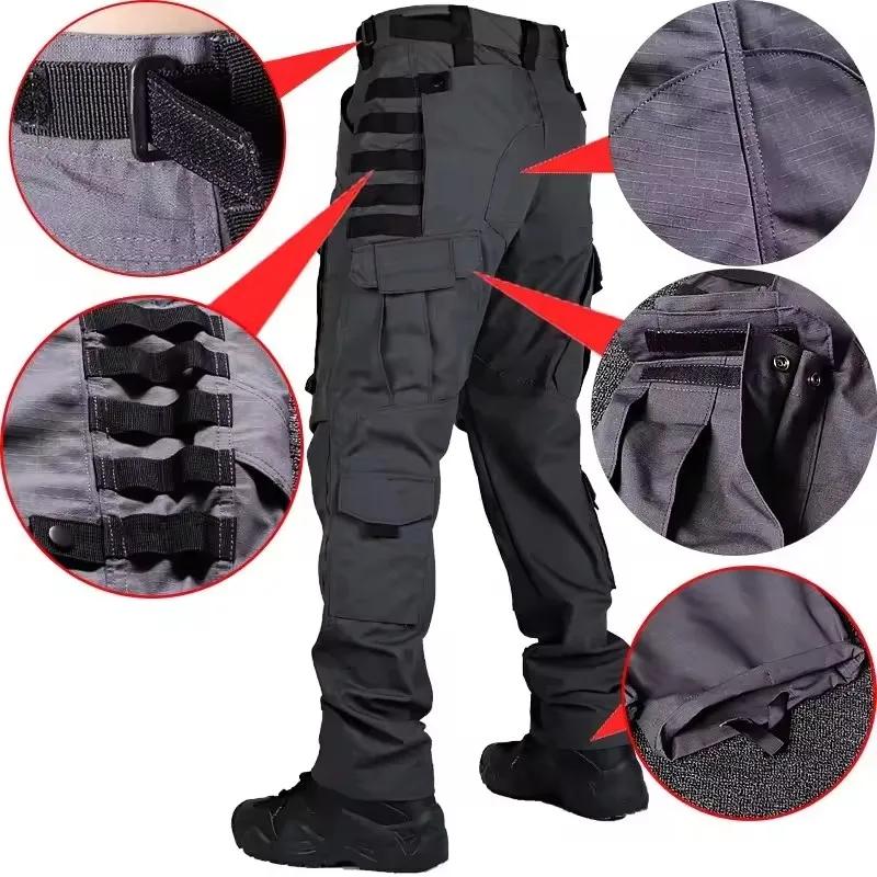 Nouveaux hommes pantalons tactiques séchage rapide multi-poches Cargo pantalon décontracté pantalon
