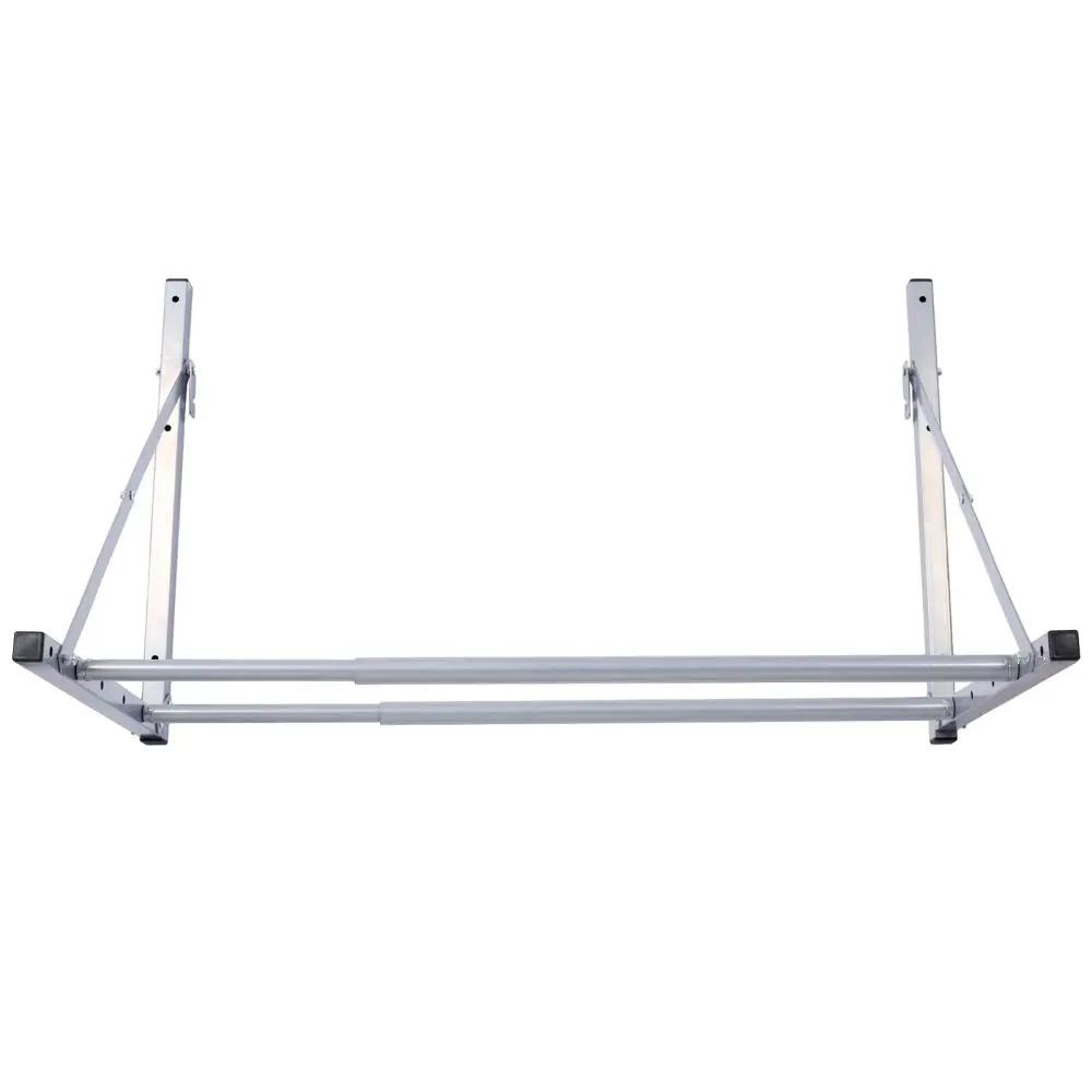 Dreamzon-Rangement mural pliable, 30.5 à 50.5 amarans de large, supporte 300 livres, argent