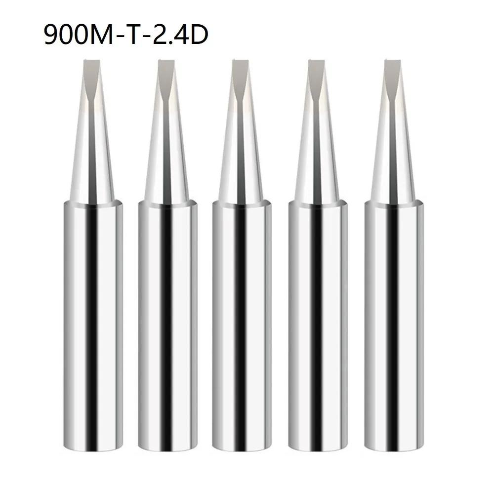 Embouts de fer à souder 900M-T, 5 pièces, embouts de soudage sans plomb IS/I/B/K/SK/2.4D/3.2D/1C/2C/