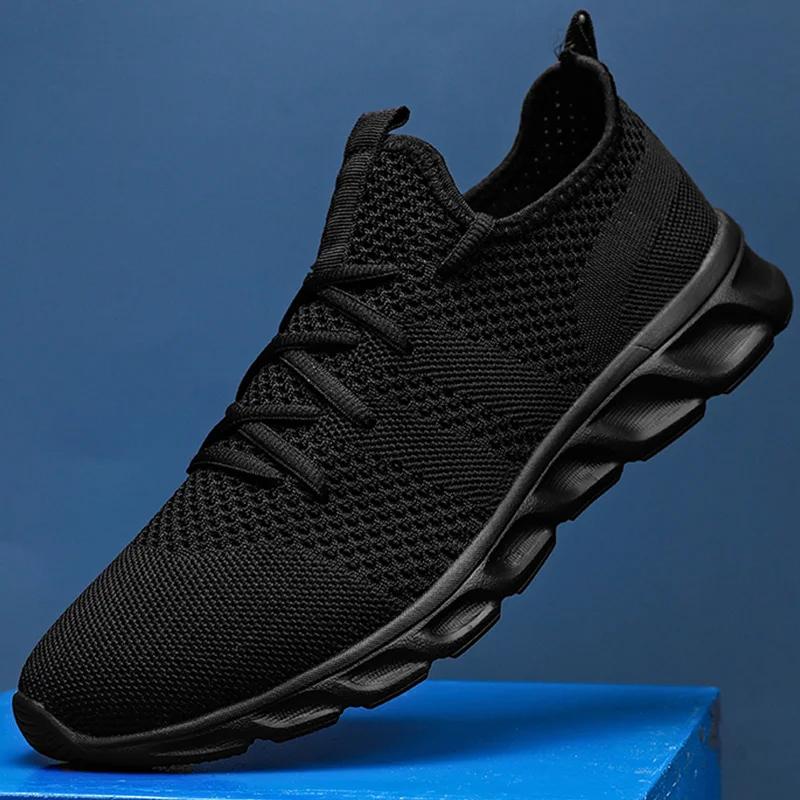 Chaussures de course en maille pour hommes, l'offre elles souples, résistantes à l'usure, chaussures