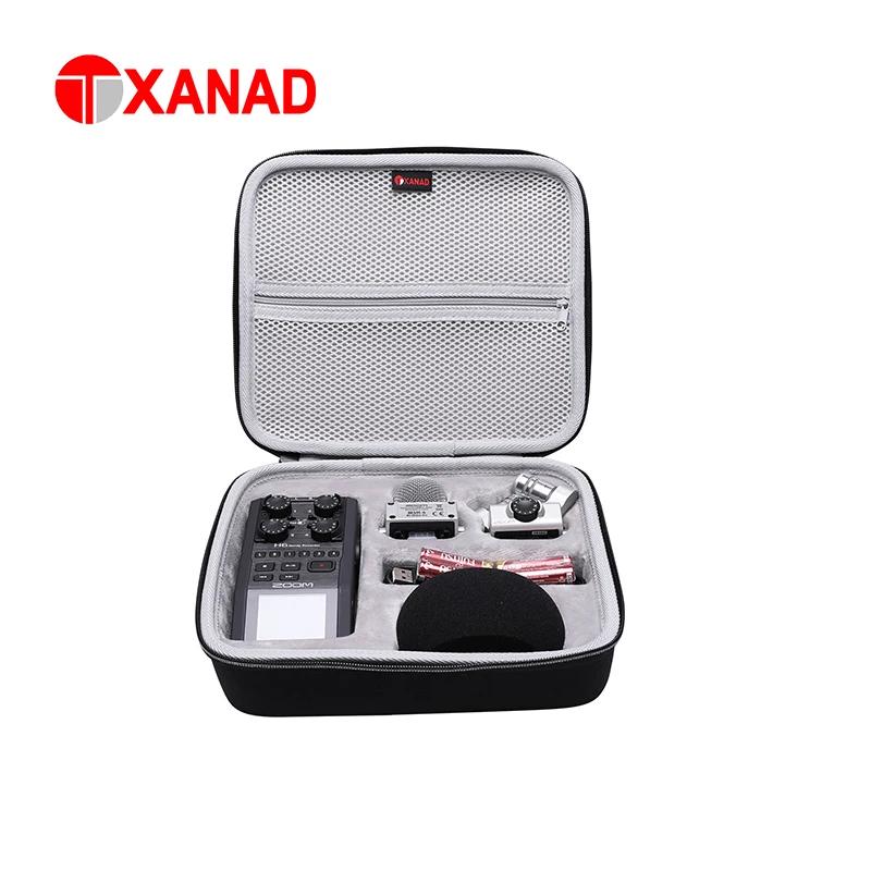 XANAD OligHard Case for Zoom H6, 6-Track, Portable Recorder, Protective, Carrying, Storage Bag