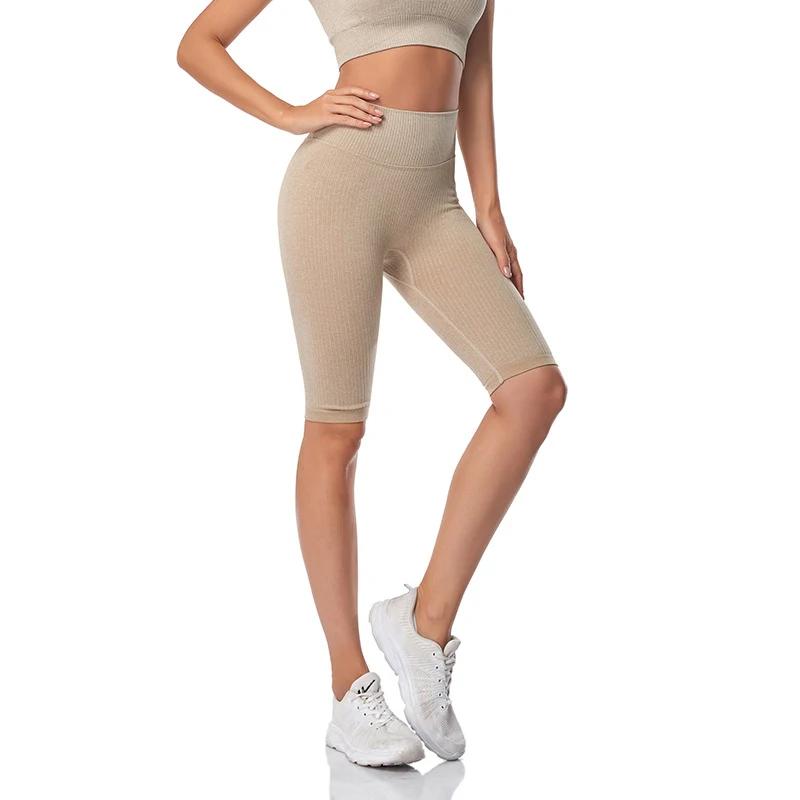 Warehouse – Shorts de Fitness sans couture pour femmes, de Yoga, d'entraînement, de taille haute, de