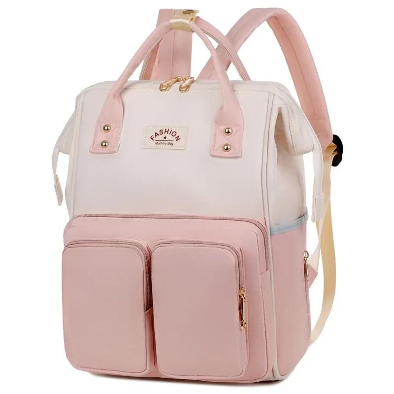 Sacs de maman multifonctionnels de grande capacité pour sorties, sac à dos de voyage, sac Portable é