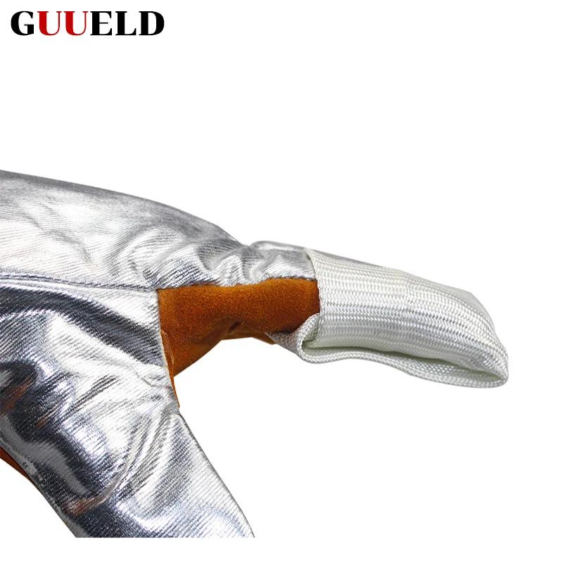 Gants de soudage tig au doigt, gants de protection thermique pour le soudage tig, gants de soudage,