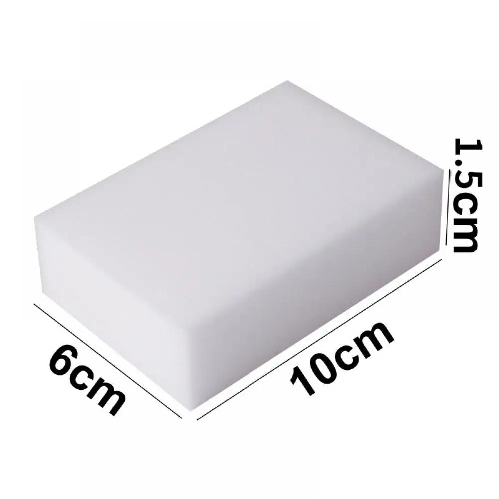 100 pièces/lot éponge mélamine éponge magique gomme pour cuisine plat lavage nettoyant salle de bain