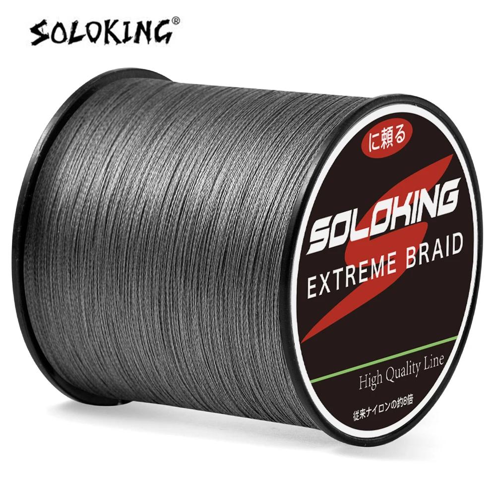 SOLOKING 300M PE tressé ligne de pêche Super fort japonais Multifilament mer ligne de pêche 10LB-80L