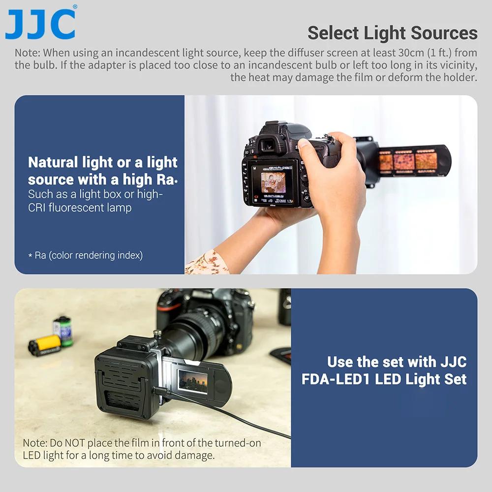 Adaptateur de numérisation de film 35 mm JJC FDA-S1 et scanner de négatifs avec lumière LED, convert