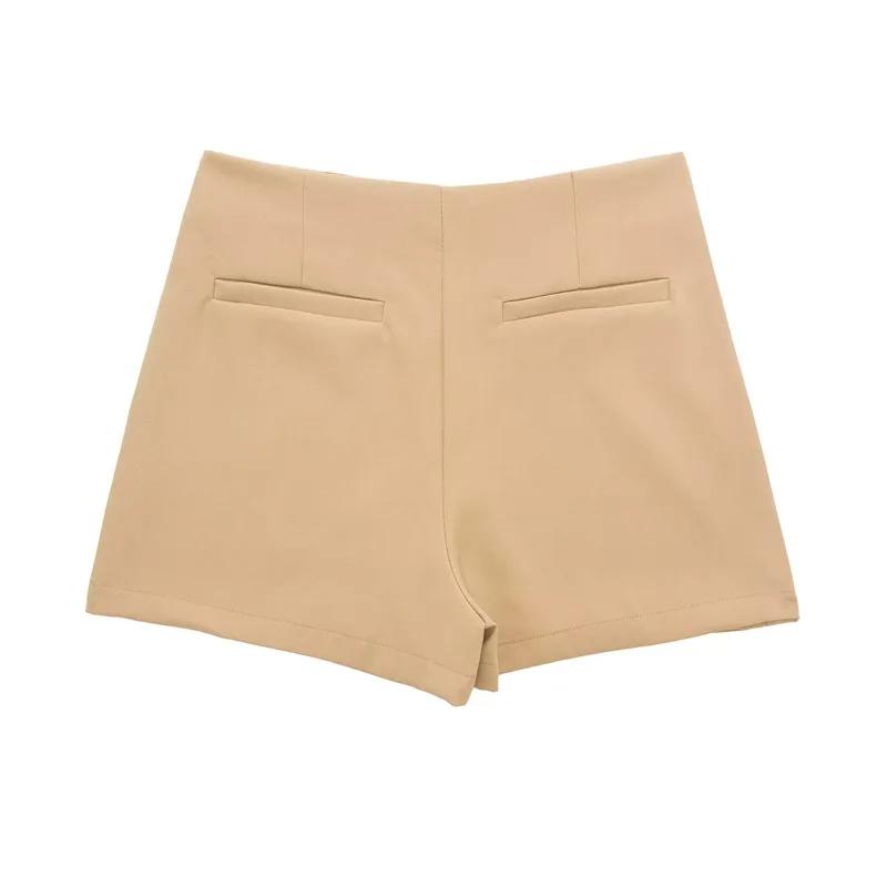 HXAO Shorts femmes 2024 noir blanc Mini shorts femmes Shorts taille haute Micro jupe décontractée Sh