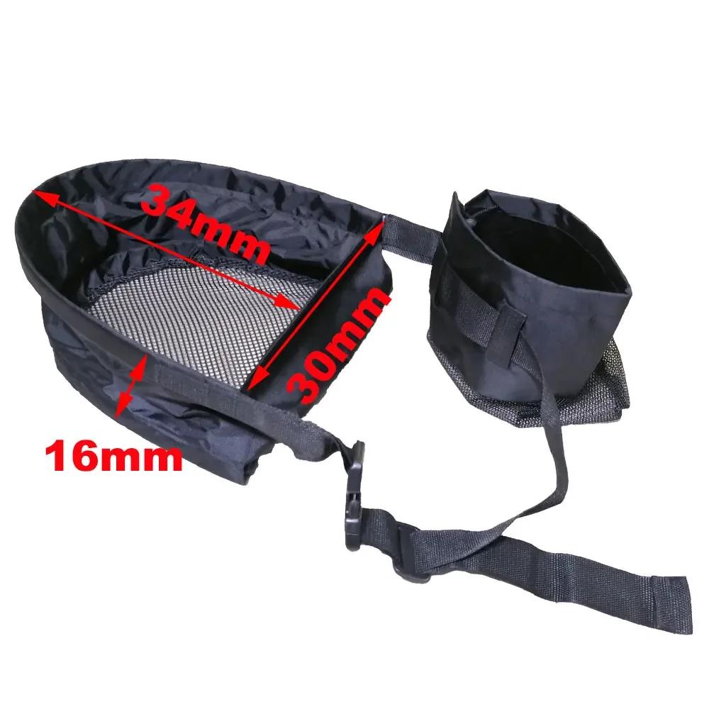 Plateau en maille pour pêche à la mouche, panier à dénuder, sac avec ceinture/sac de transport