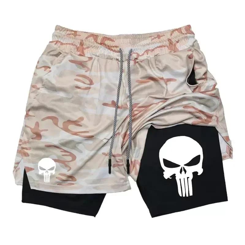 Short de Performance 2 en 1 pour hommes, nouveau short de sport à séchage rapide avec poche pour tél
