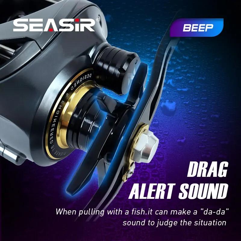 SEASIR Cast-X Baitcasting moulinet 7.3:1 HS rapport de vitesse aluminium Double bobine carbone poign